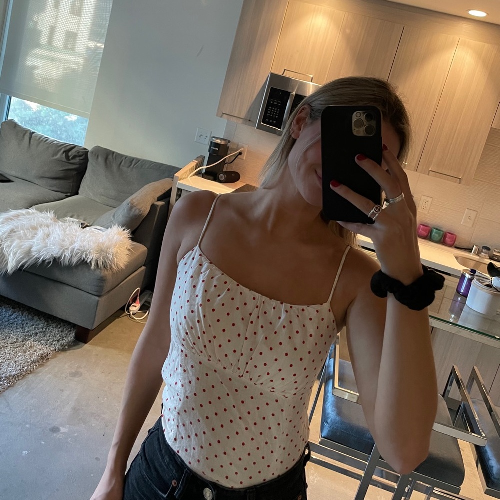 Polka dot top